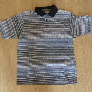 Lopresti Louida Group Vintage Horizontal Zig-Zag Striped Medium Polo